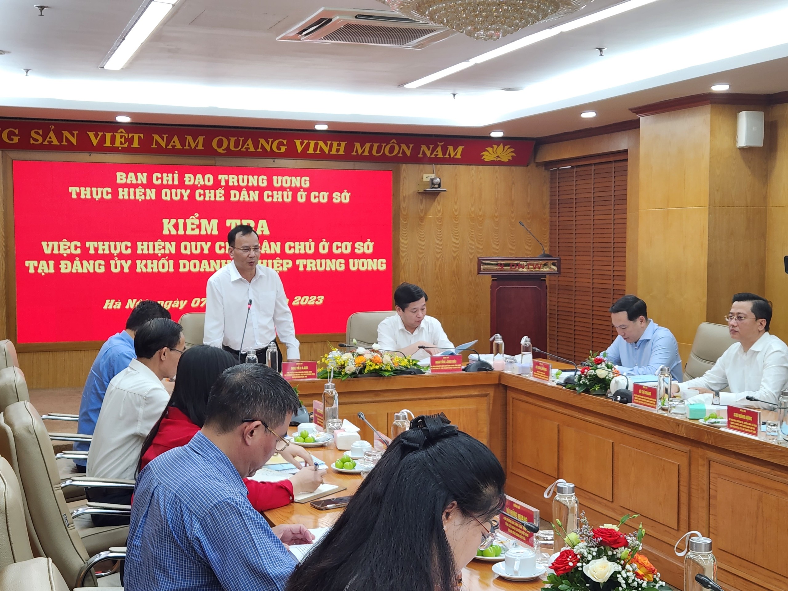 Tiếp tục thực hiện tốt quy chế dân chủ ở cơ sở tại Đảng bộ Khối Doanh nghiệp Trung ương