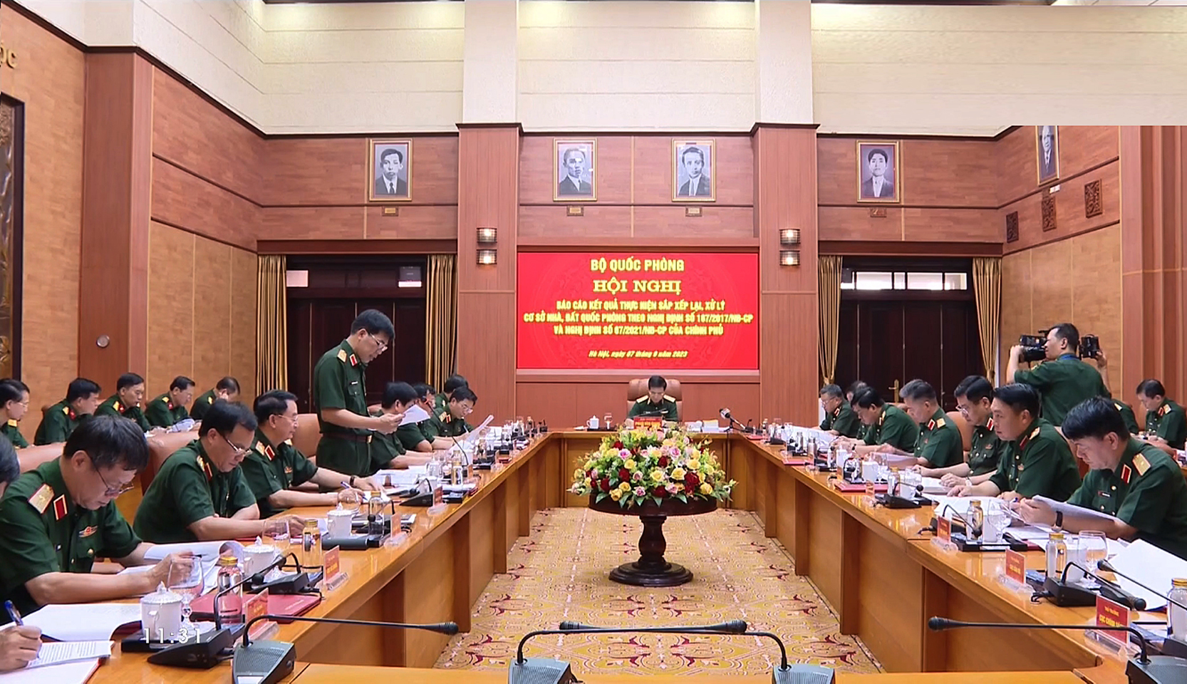 Đẩy nhanh tiến độ sắp xếp lại cơ sở nhà, đất quốc phòng