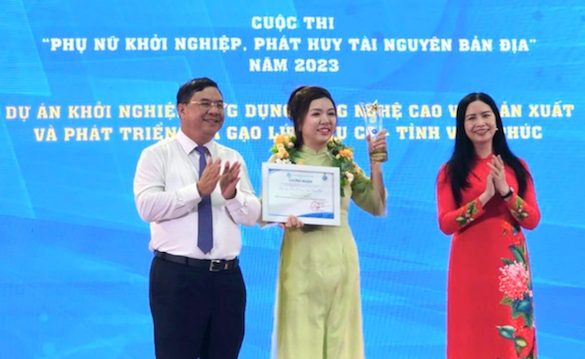 Trao giải cho 32 dự án khởi nghiệp tiêu biểu của phụ nữ miền Bắc