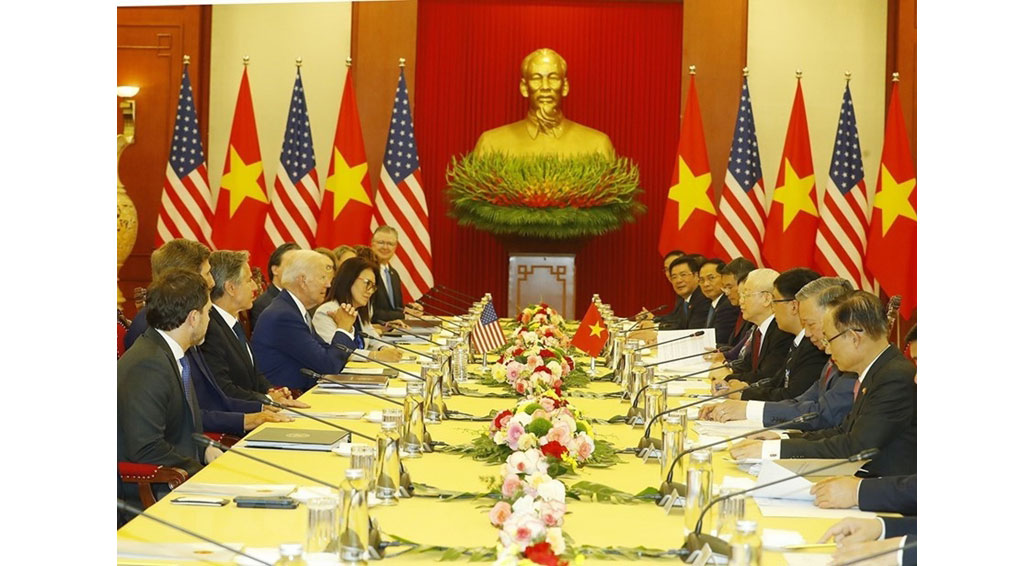 Tổng Bí thư Nguyễn Phú Trọng hội đàm với Tổng thống Hoa Kỳ Joe Biden