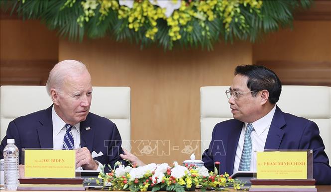 Thủ tướng Phạm Minh Chính và Tổng thống Joe Biden dự Hội nghị cấp cao Việt Nam - Hoa Kỳ