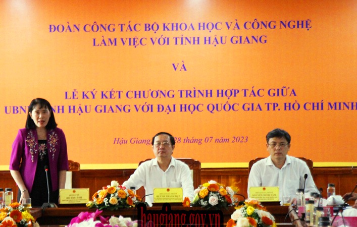Hậu Giang Tăng cường đầu tư tiềm lực cho khoa học và công nghệ, đổi mới sáng tạo
