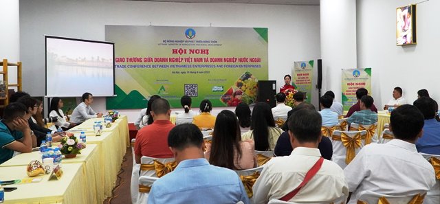 Hội nghị giao thương giữa doanh nghiệp Việt Nam và nước ngoài tại AgroViet 2023