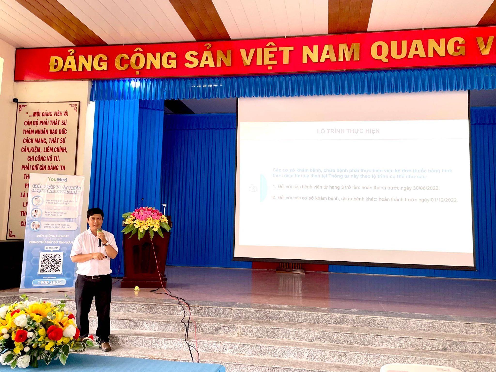 Trà Vinh Sở y tế triển khai thực hiện các quy định kê đơn thuốc điện tử