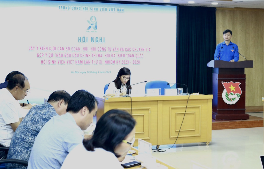 Góp ý dự thảo báo cáo chính trị Đại hội đại biểu toàn quốc Hội Sinh viên Việt Nam lần thứ XI
