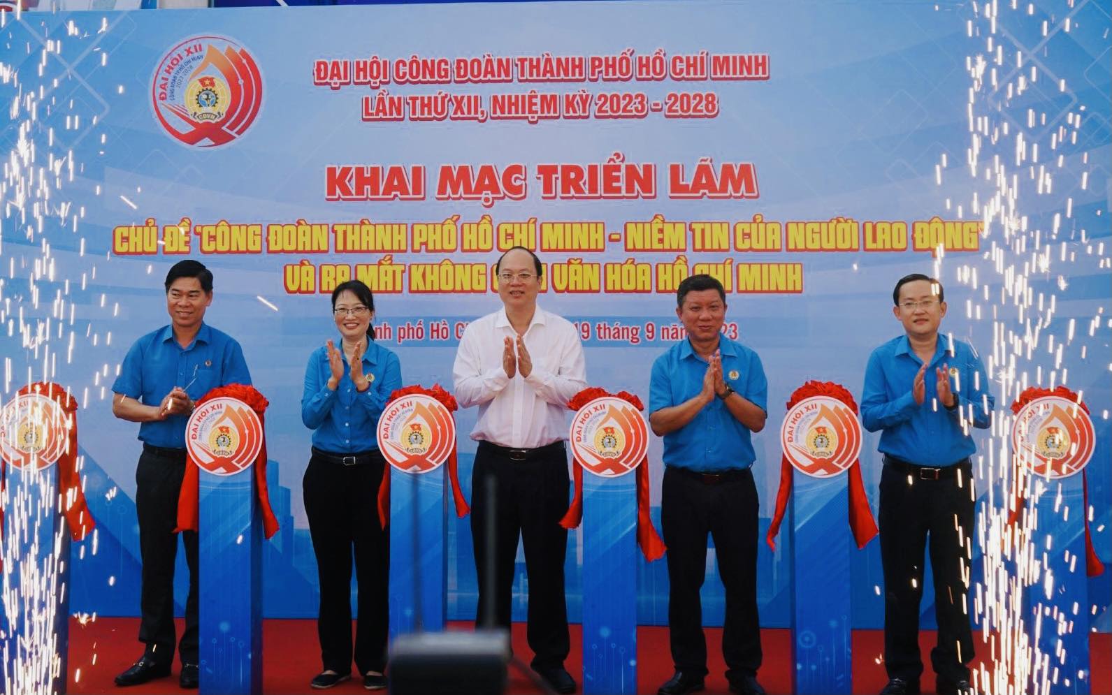 Khai mạc Triển lãm “Công đoàn TP Hồ Chí Minh - Niềm tin của người lao động”