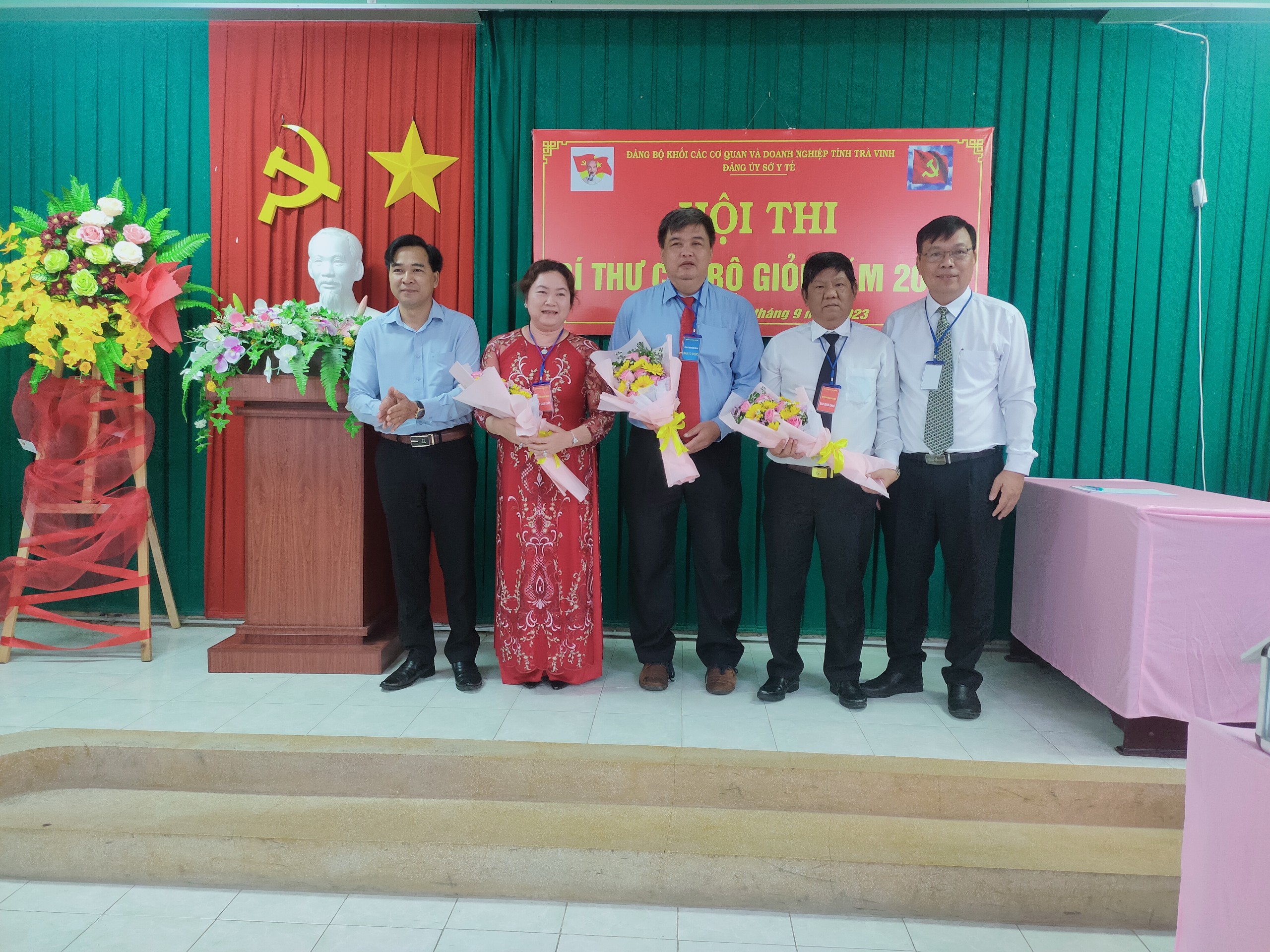 Hội thi Bí thư chi bộ giỏi Sở Y tế Trà Vinh năm 2023
