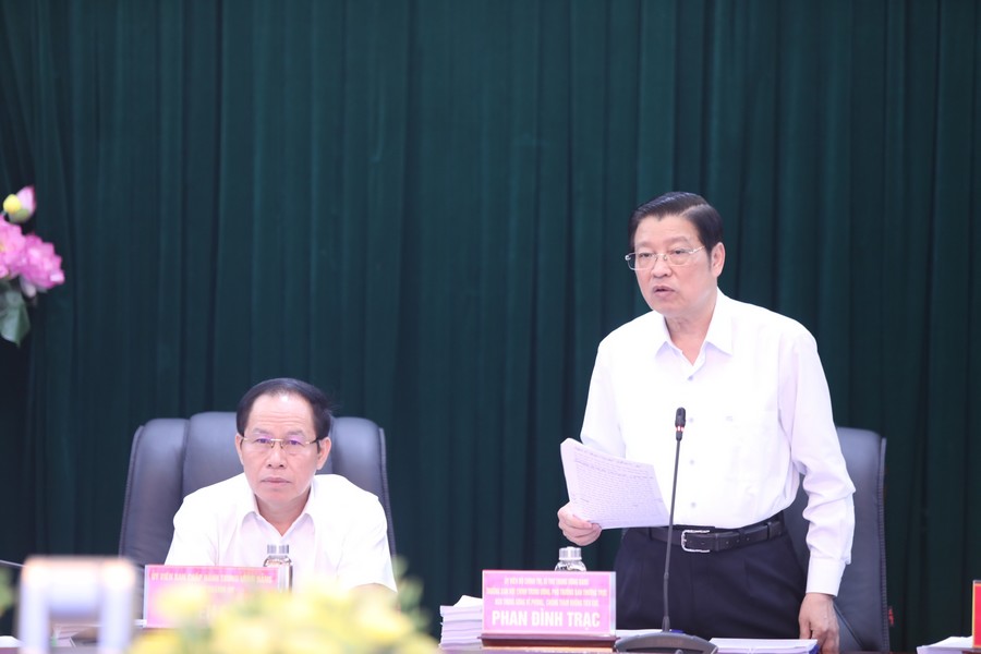 Kiểm tra công tác thể chế hóa phòng, chống tham nhũng, tiêu cực tại Hải Phòng