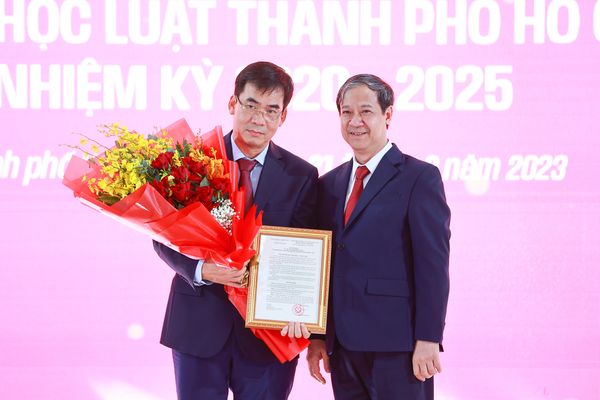 Trường Đại học Luật TP Hồ Chí Minh có hiệu trưởng mới