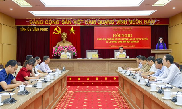 Vĩnh Phúc Tiếp tục đẩy mạnh tuyên truyền về xây dựng Làng văn hóa kiểu mẫu