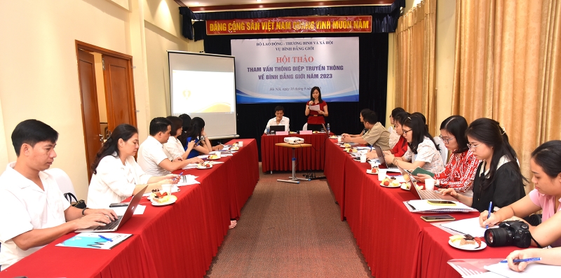 Tham vấn thông điệp truyền thông về bình đẳng giới năm 2023