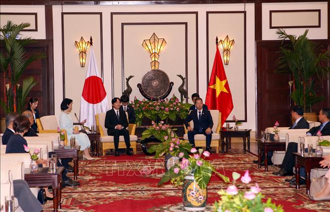 Lãnh đạo thành phố Đà Nẵng tiếp Hoàng Thái tử Nhật Bản và Công nương
​