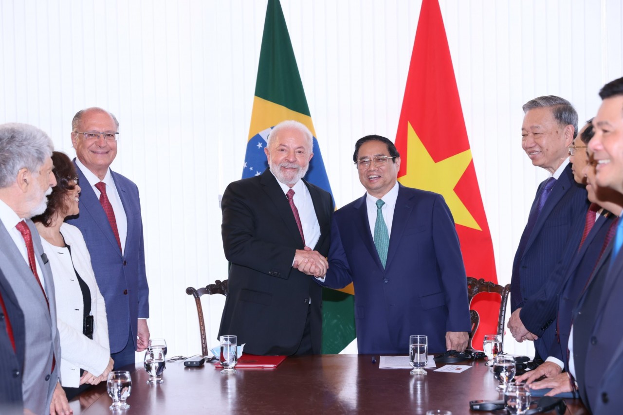 Phấn đấu tăng kim ngạch song phương Việt Nam - Brazil lên 15 tỉ USD