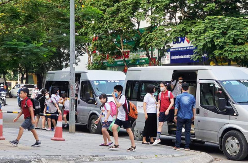 Hà Nội Tổng kiểm tra xe đưa đón học sinh