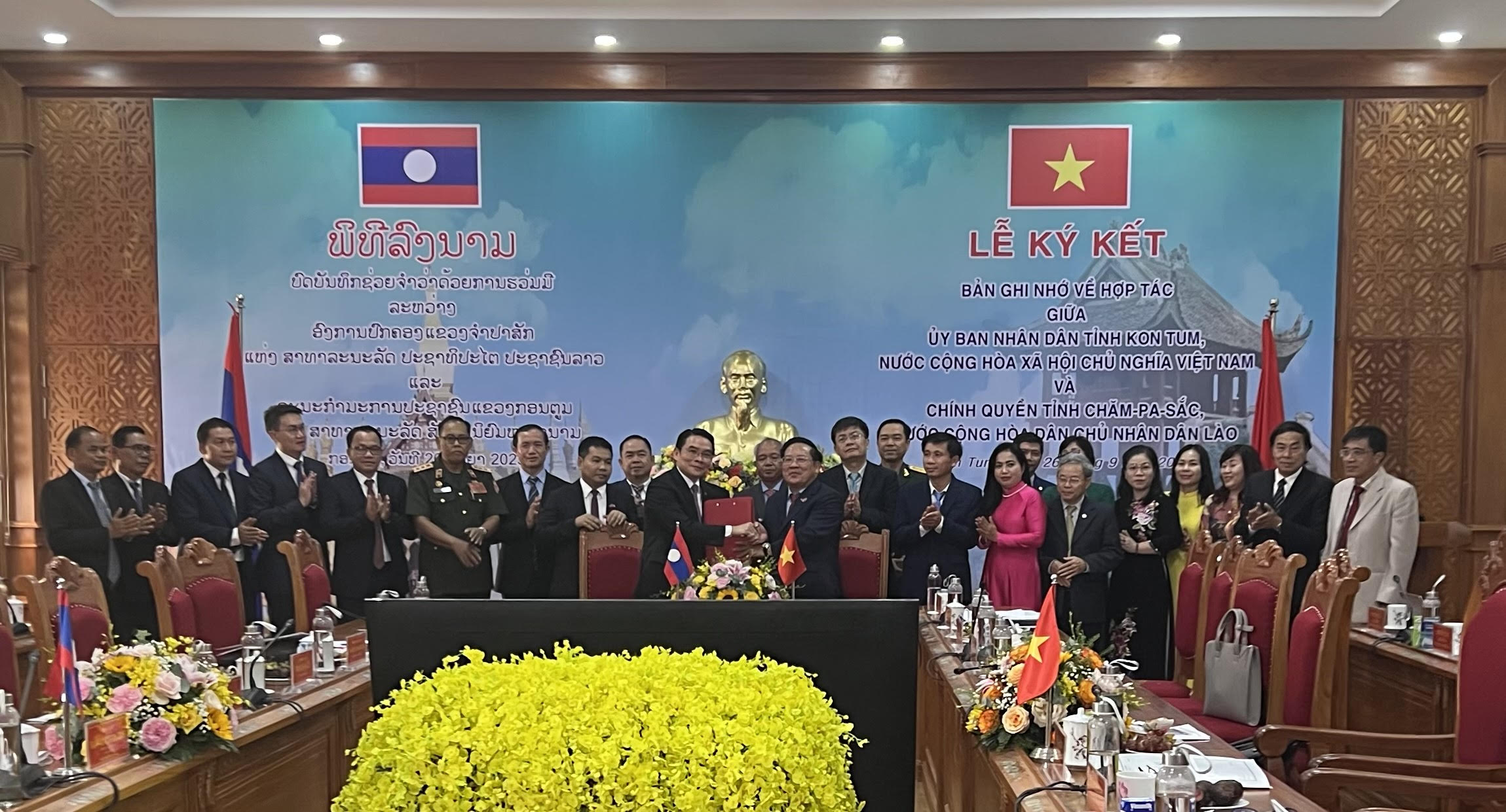 Kon Tum đẩy mạnh hợp tác với tỉnh Champasack Lào