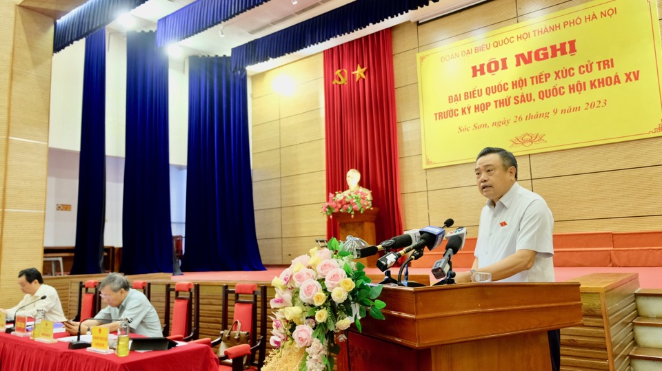 Quan tâm giải quyết, trả lời cử tri để nâng cao đời sống nhân dân
