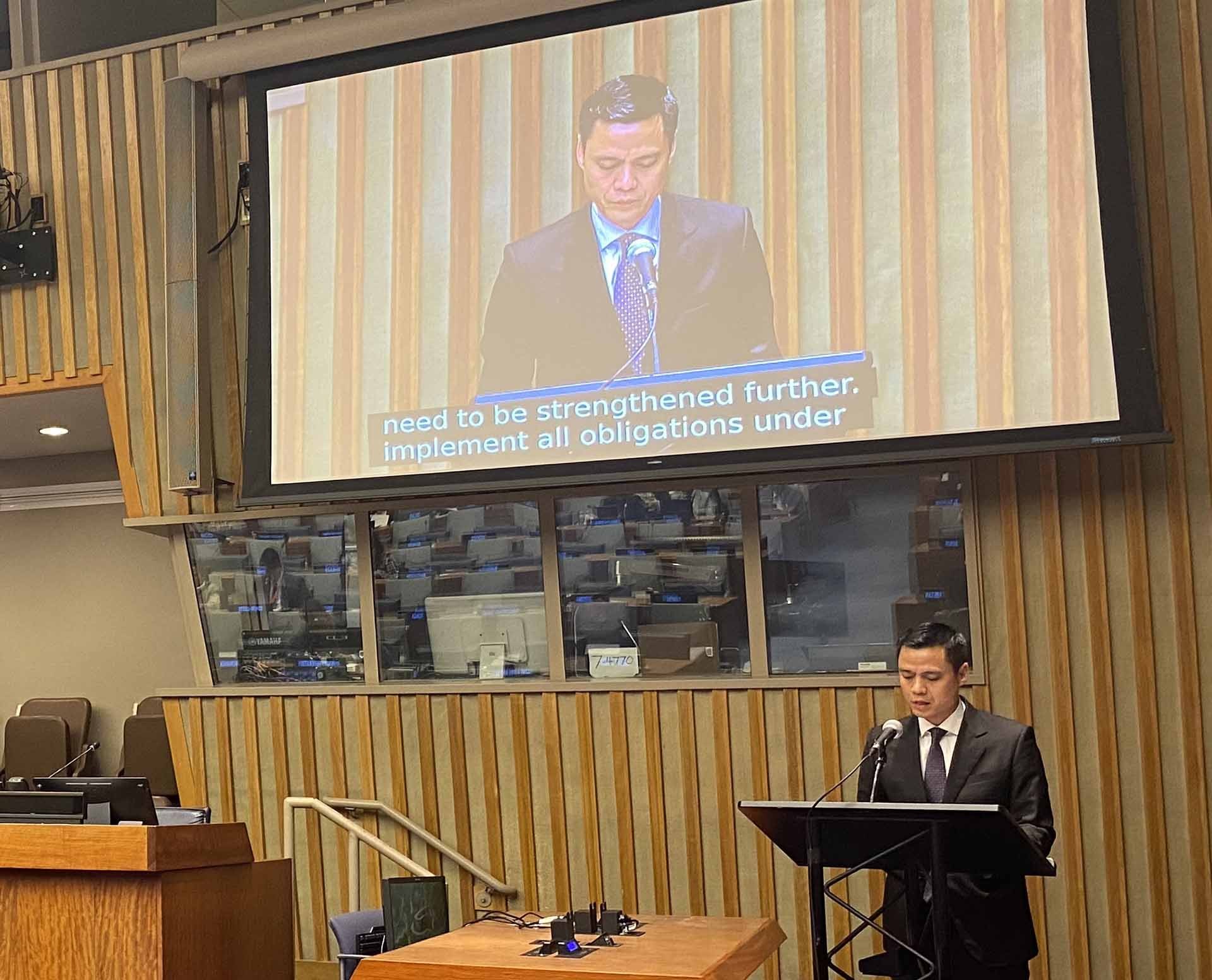 Phiên họp cấp cao kỷ niệm ngày quốc tế xoá bỏ hoàn toàn vũ khí hạt nhân