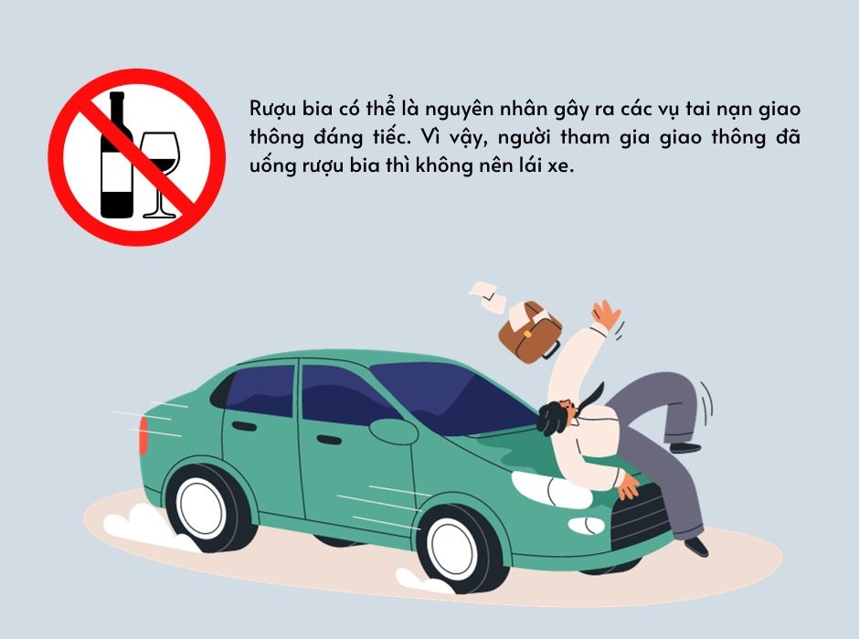 Cần nâng cao hơn nữa ý thức của người dân về việc không sử dụng rượu bia khi tham gia giao thông