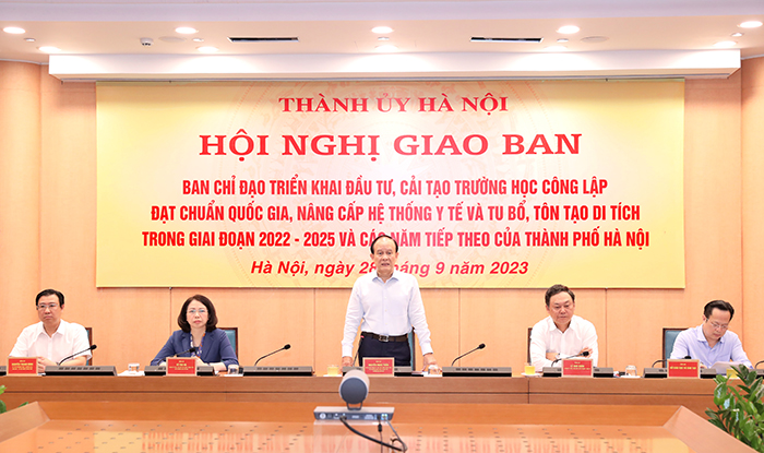 Hà Nội 45 dự án trường học được đề xuất tăng vốn hỗ trợ