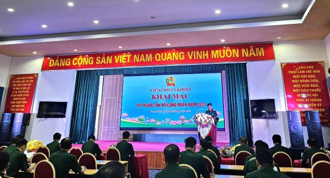 Tổng cục CNQP tham gia tập huấn cán bộ Công đoàn khối I năm 2023
