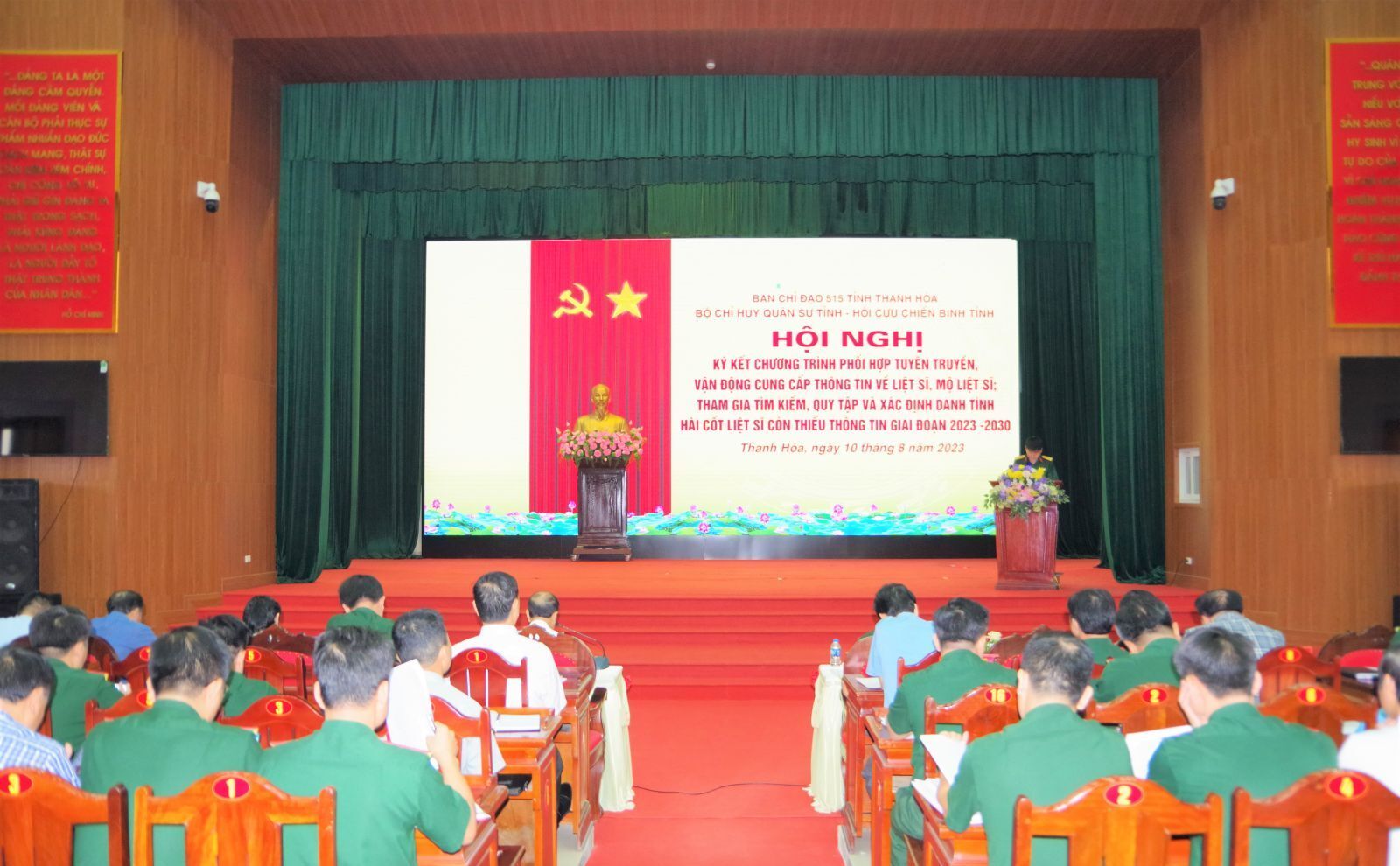 Thanh Hóa Ký kết chương trình phối hợp tuyên truyền, vận động cung cấp thông tin về liệt sĩ