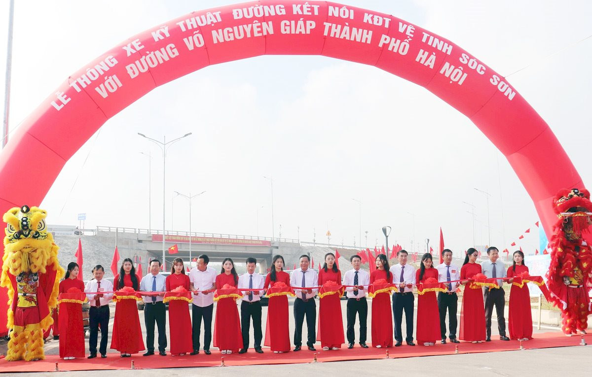 Thông xe tuyến đường nối Khu đô thị vệ tinh với đường Võ Nguyên Giáp