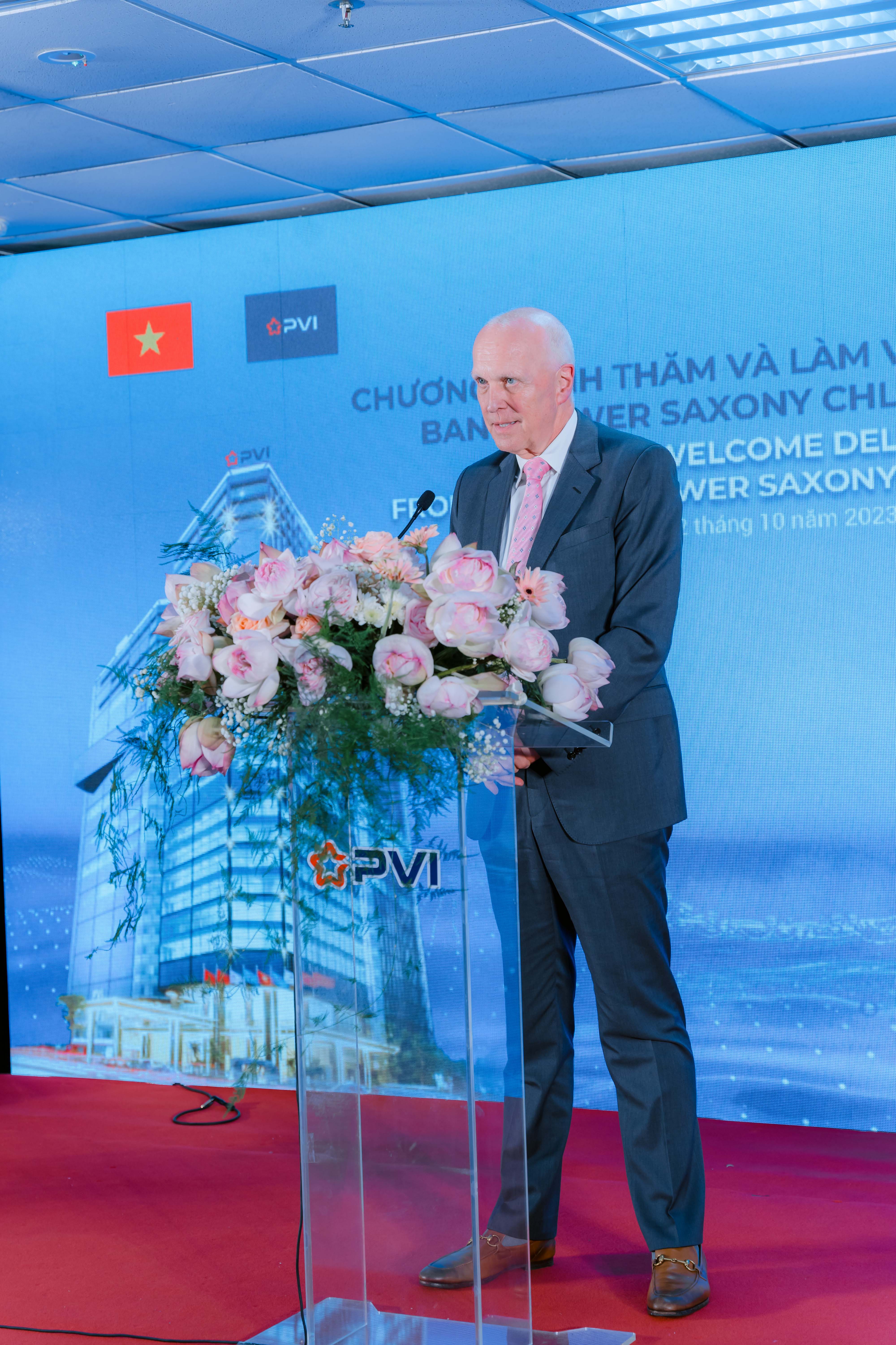 Phái đoàn Bang Lower Saxony đến thăm và làm việc tại PVI Kết nối cơ hội mới trong hợp tác Việt-Đức