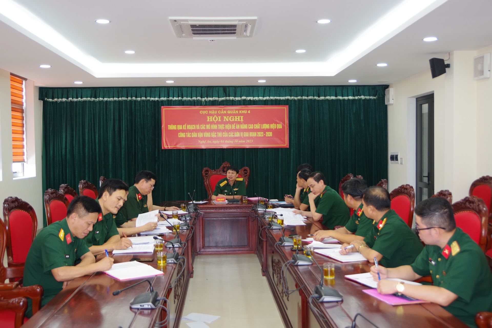 Cục Hậu cần Quân khu 4 đẩy mạnh xây dựng các mô hình công tác dân vận