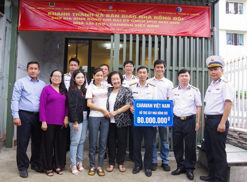 Trao “Nhà đồng đội” cho quân nhân có hoàn cảnh khó khăn