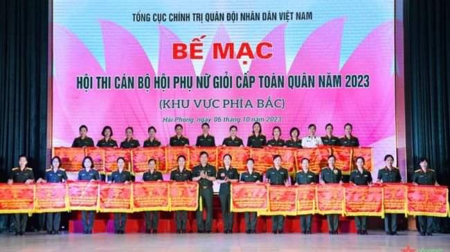 Phụ nữ Tổng cục Công nghiệp Quốc phòng đoạt thành tích xuất sắc tại Hội thi cán bộ phụ nữ giỏi toàn quân 2023