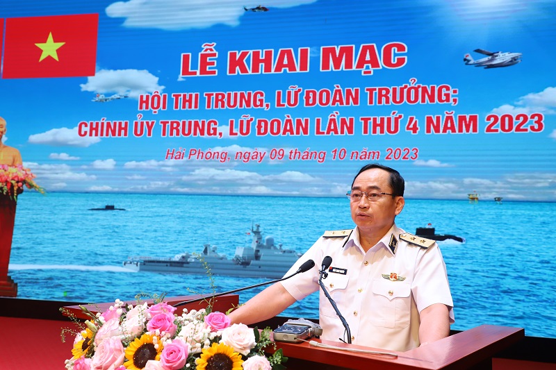 Khai mạc Hội thi trung, lữ đoàn trưởng; chính ủy trung, lữ đoàn lần thứ 4
