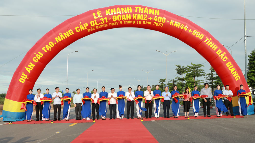 Khánh thành dự án cải tạo, nâng cấp quốc lộ 31