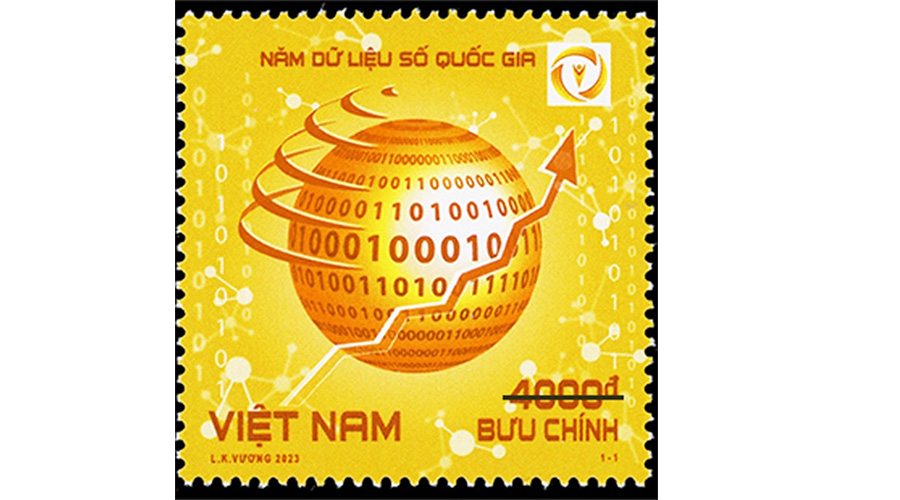 Phát hành bộ tem Năm Dữ liệu số quốc gia