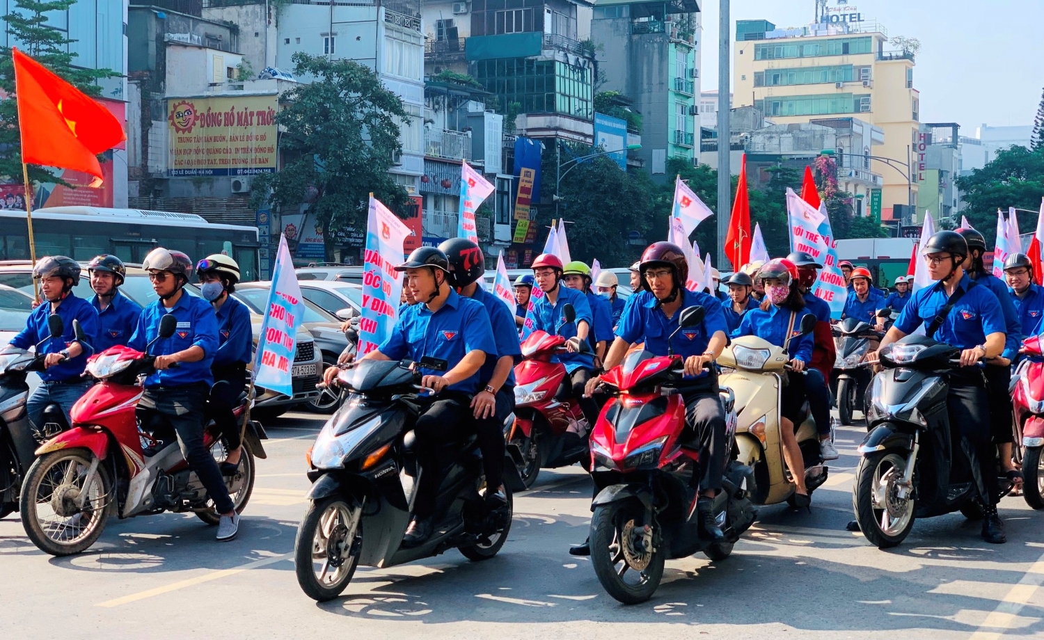 Hậu Giang phát huy vai trò của tuổi trẻ trong công tác đảm bảo trật tự ATGT