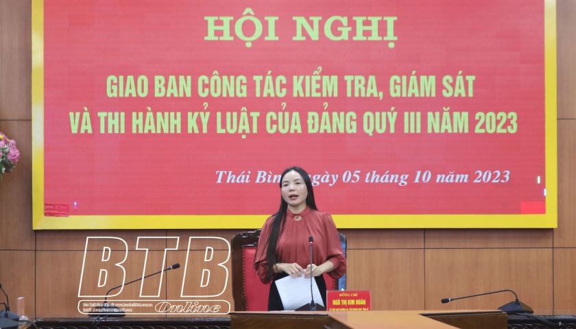 Thái Bình Tập trung kiểm tra, giám sát những vấn đề bức xúc cán bộ và nhân dân quan tâm