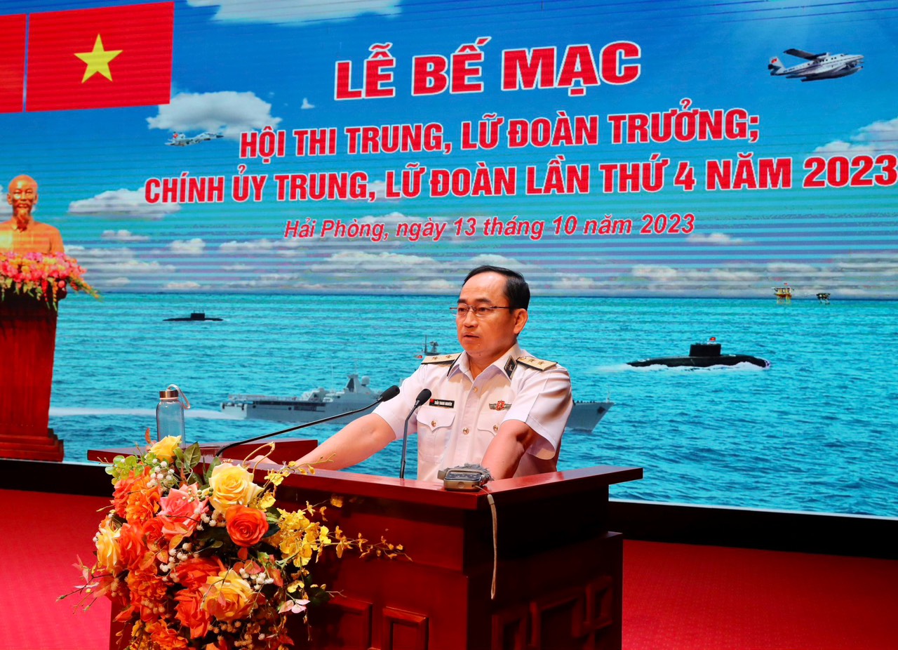 Không ngừng hoàn thiện phẩm chất, năng lực người cán bộ Quân chủng Hải quân