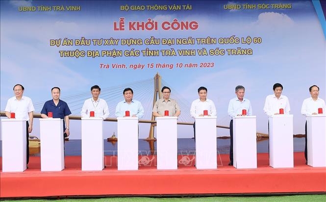 Thủ tướng phát lệnh khởi công cầu Đại Ngãi bắc qua sông Hậu