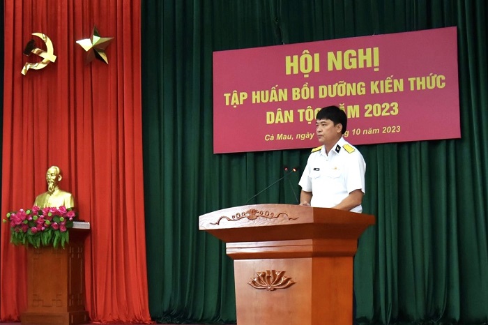 Vùng 5 Hải quân tập huấn bồi dưỡng kiến thức dân tộc