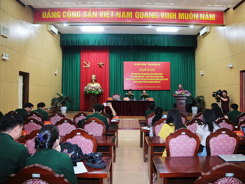 Ngày 27 10, sẽ diễn ra Hội thảo cấp Bộ Quốc phòng về Đại tướng Đoàn Khuê