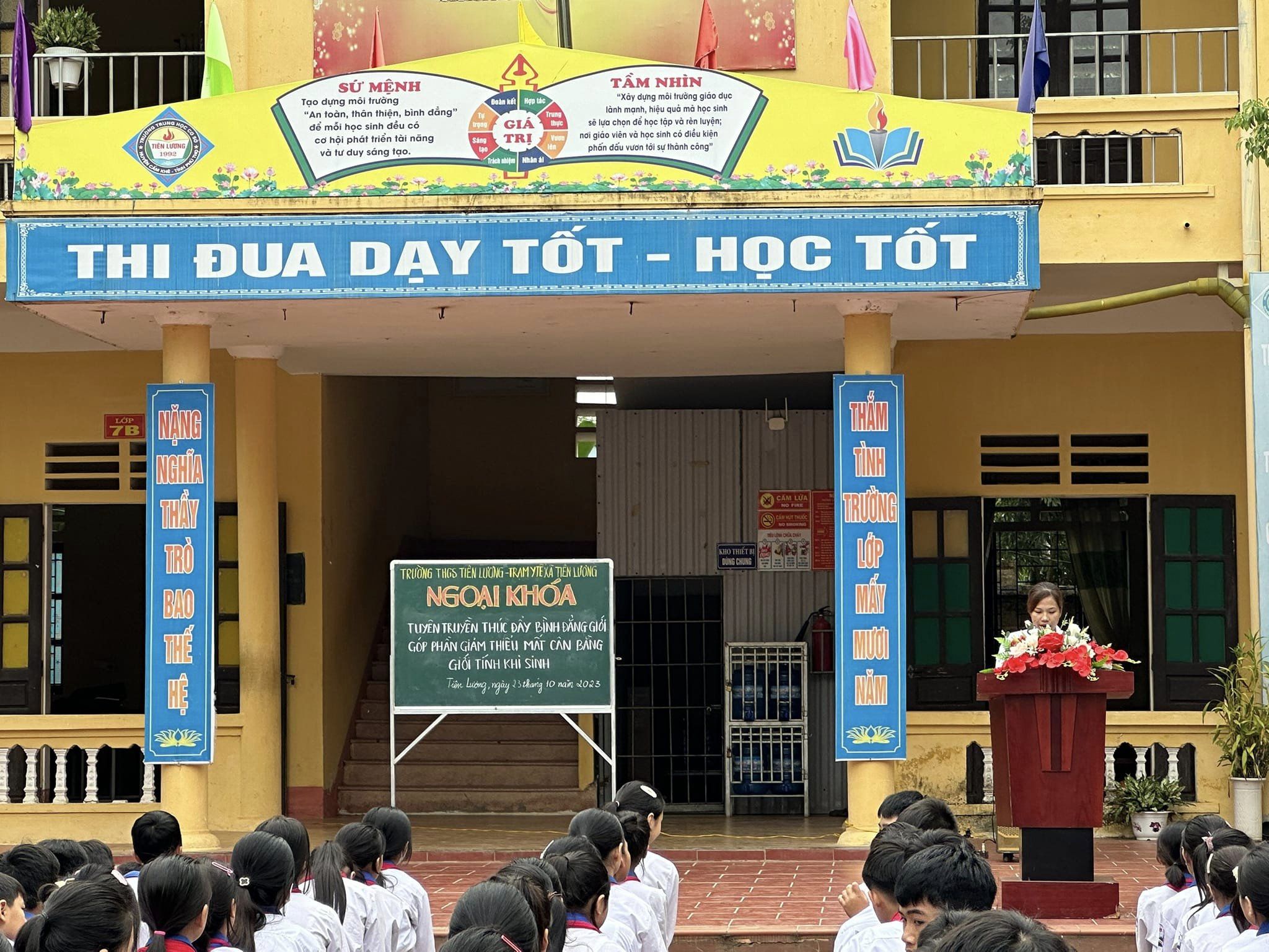 Mỗi học sinh là một tuyên truyền viên về bình đẳng giới, giảm thiểu mất cân bằng giới tính khi sinh