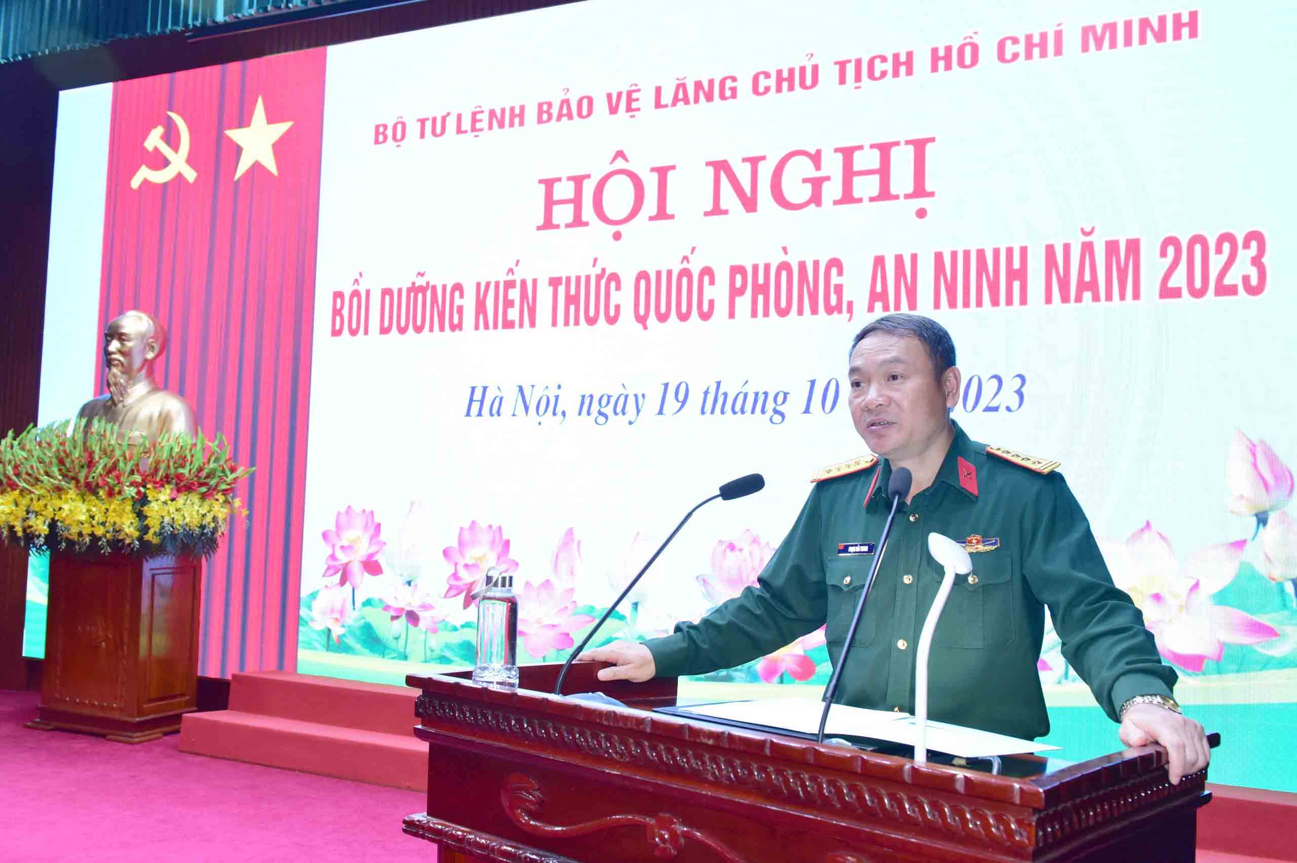 Hội nghị bồi dưỡng kiến thức quốc phòng an ninh năm 2023