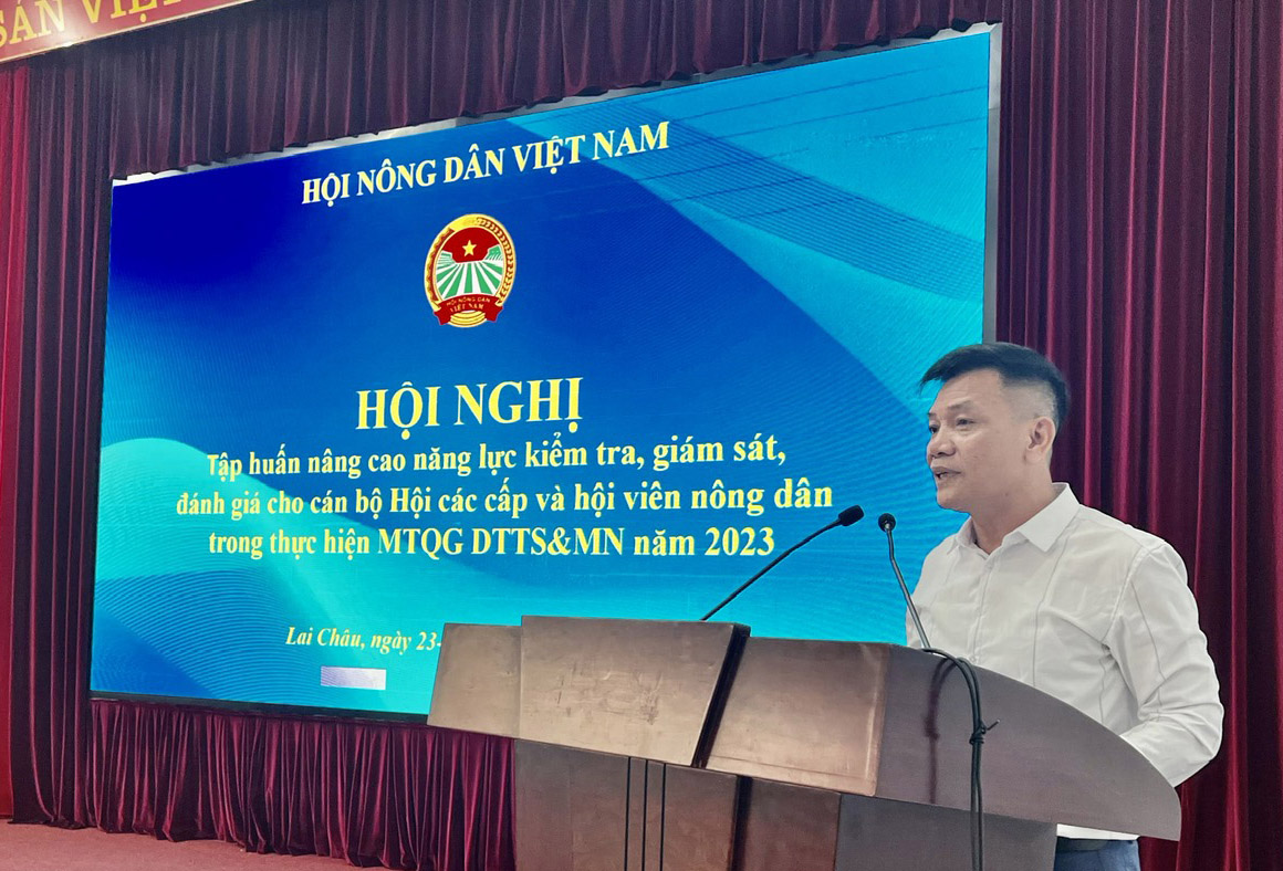 Lai Châu Tập huấn nâng cao năng lực kiểm tra, giám sát Chương trình 1719