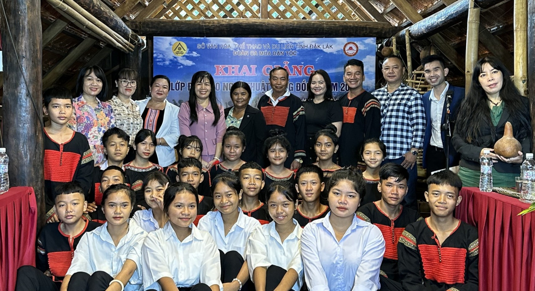 Đắk Lắk Tập huấn, truyền dạy về bảo tồn và phát huy giá trị văn hóa dân tộc thiểu số