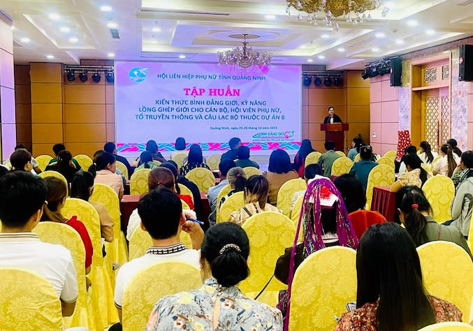 Quảng Ninh Tập huấn kiến thức bình đẳng giới cho đại biểu 3 địa phương