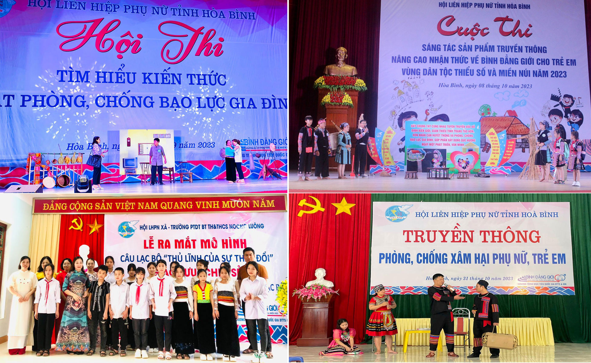 Hòa Bình Đẩy mạnh truyền thông xóa bỏ định kiến, khuôn mẫu giới trong gia đình và cộng đồng