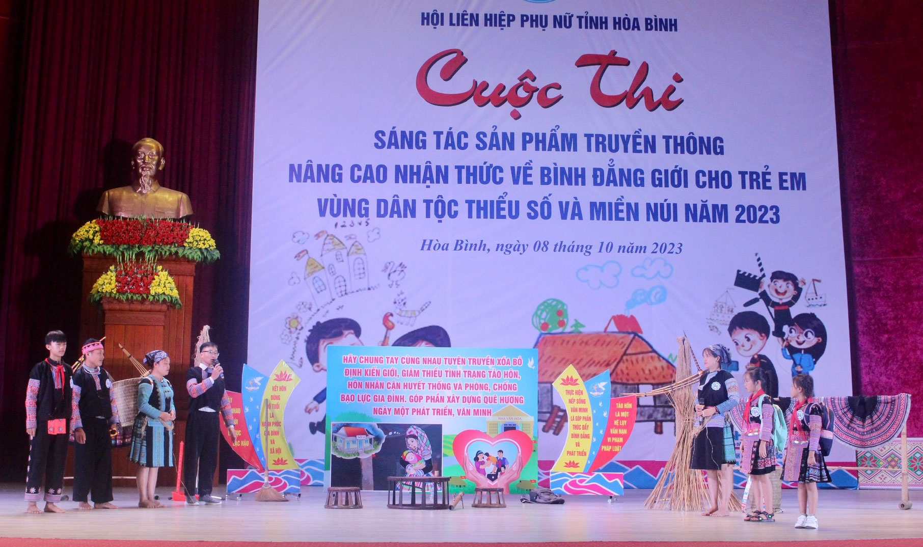 Hòa Bình Nhiều hoạt động vì phụ nữ và trẻ em nhân Tháng hành động vì bình đẳng giới năm 2023