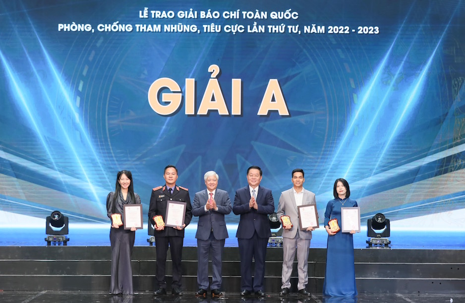 54 tác phẩm đoạt Giải báo chí toàn quốc phòng, chống tham nhũng, tiêu cực lần thứ tư