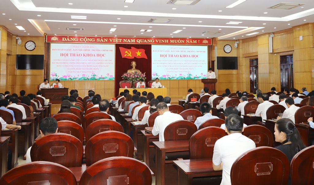 Thanh Hóa Kiên quyết, kiên trì đấu tranh phòng, chống tham nhũng, tiêu cực
