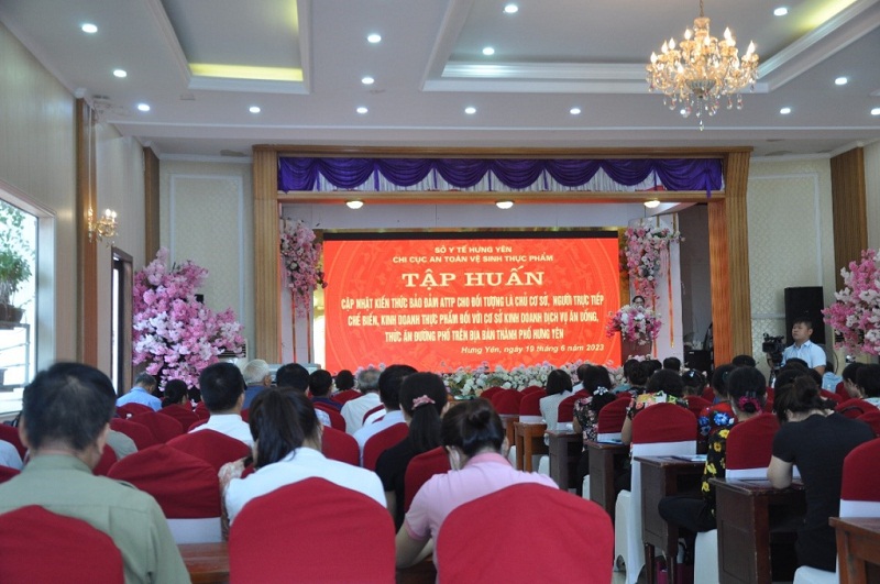Hưng Yên Tập huấn kiến thức về an toàn thực phẩm