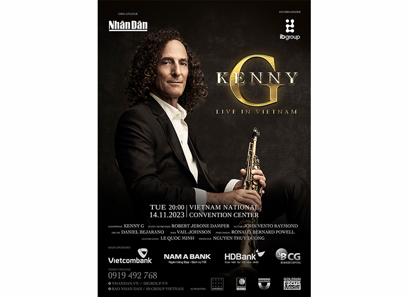 Vietcombank đồng hành cùng sự kiện âm nhạc Kenny G Live in Vietnam